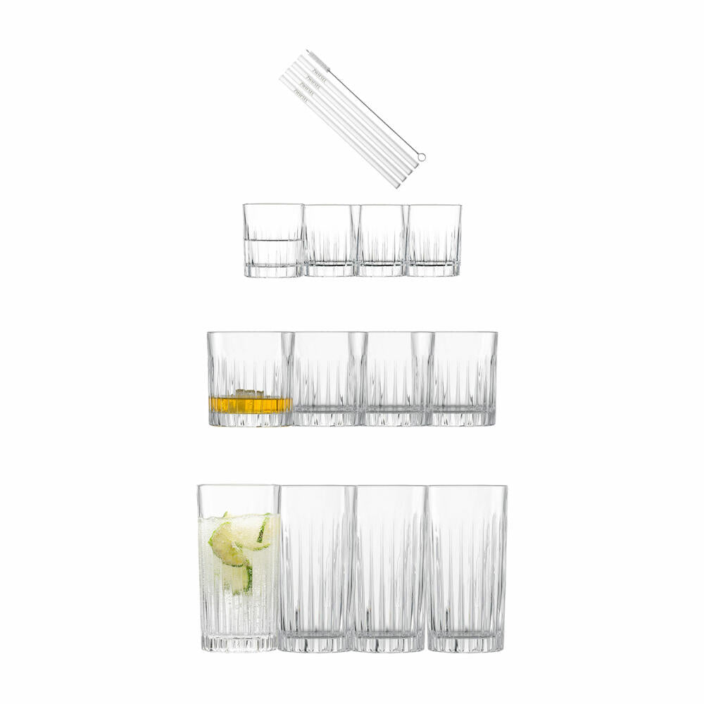 Schott Zwiesel Barset Stage 17-tlg., Kristallglas, Transparent, 124011