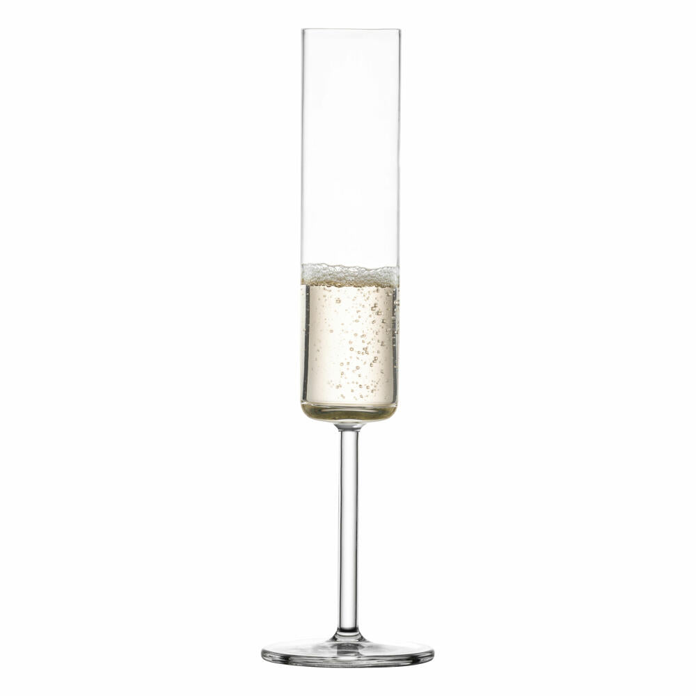 Schott Zwiesel Sektglas Modo 4er Set mit Moussierpunkt, Kristallglas, Transparent, 163 ml, 119901