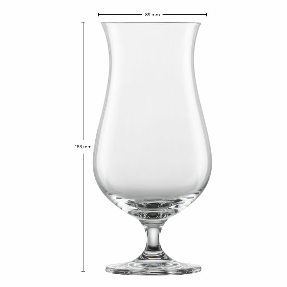 Schott Zwiesel Hurricane-Glas Bar Special 4er Set, Kristallglas, Transparent, 530 ml, 123628