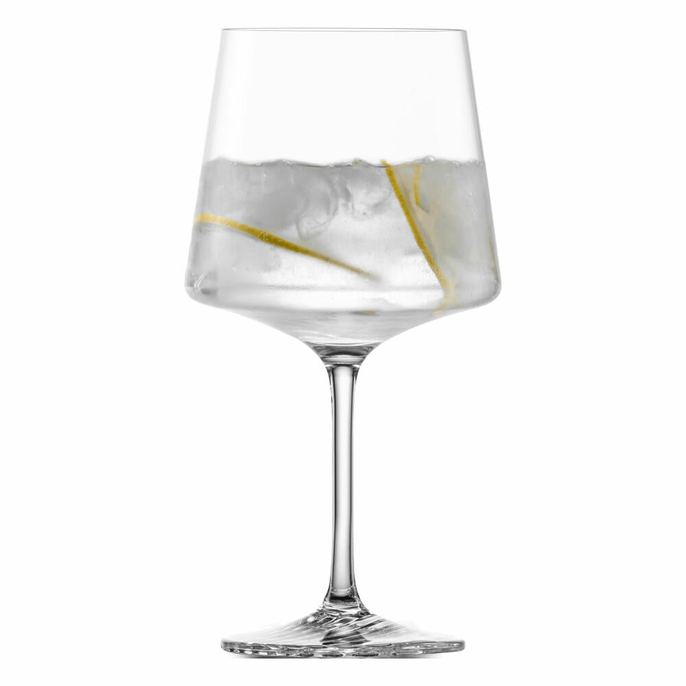 Zwiesel Glas Gin Tonic Glas Echo 4er Set, Kristallglas, Transparent, 630 ml, 123385