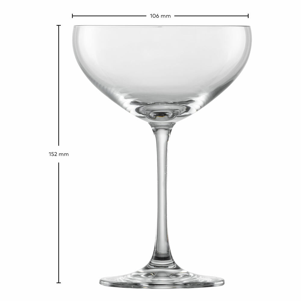 Schott Zwiesel Sektschale Bar Special 4er Set, Kristallglas, Transparent, 281 ml, 123620