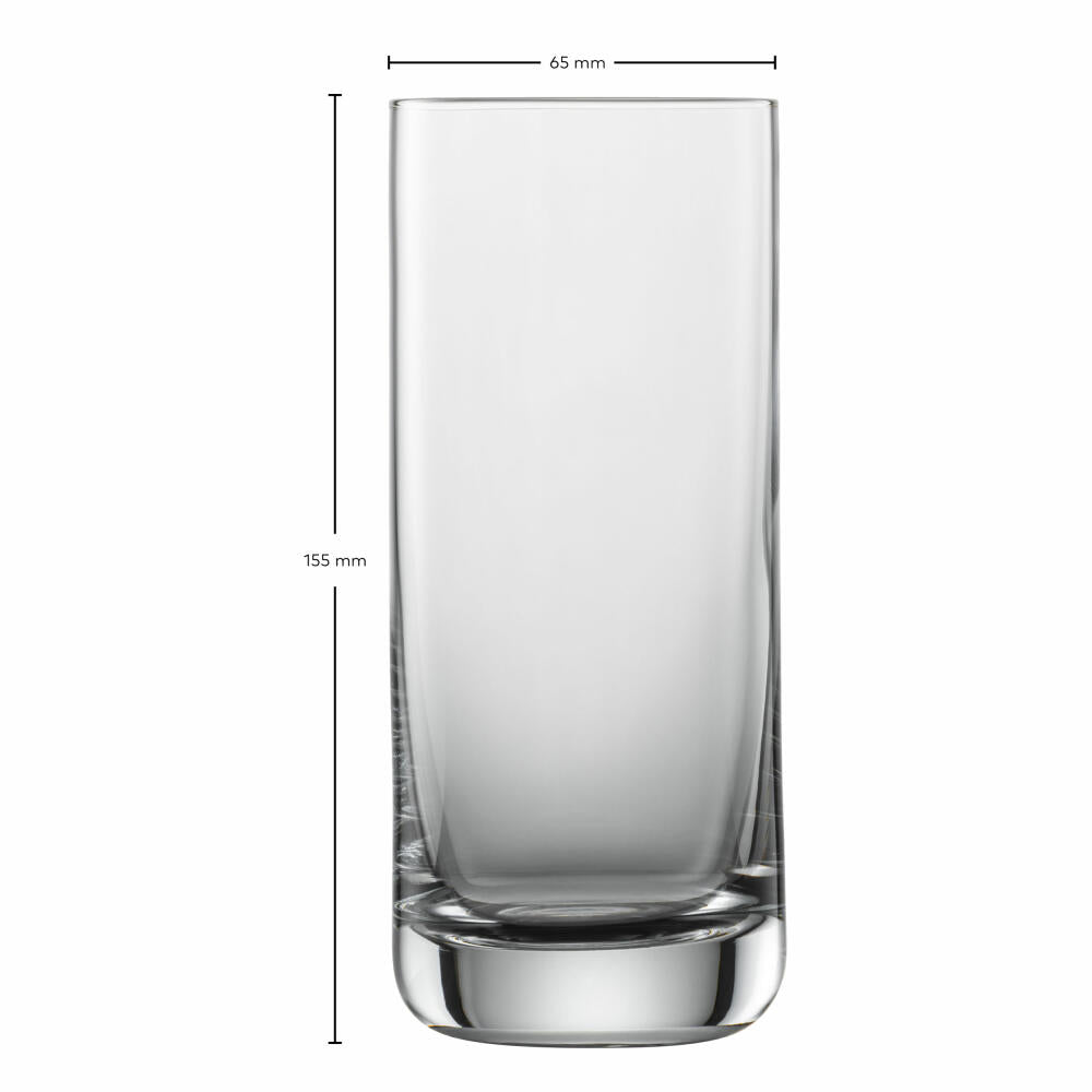 Schott Zwiesel Long Drink Glass Simple Set of 6, Crystal Glass, Transparent, 390 ml, 123665