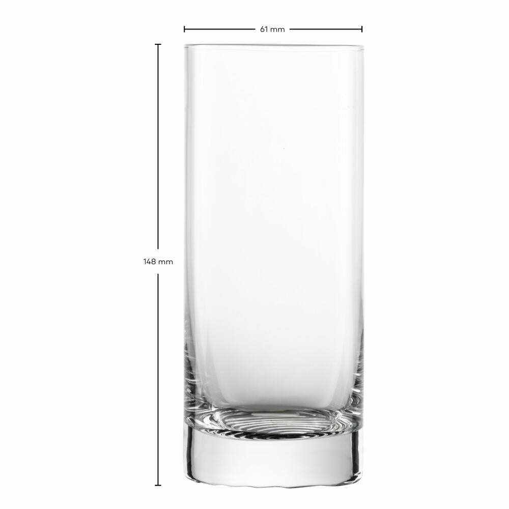 Zwiesel Glas Becher Echo 4er Set, Kristallglas, Transparent, 314 ml, 123380