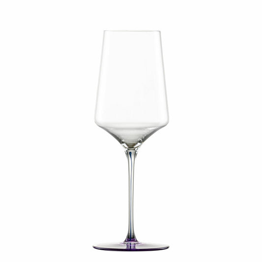 Zwiesel Glas Handmade White Wine Glass Ink, Crystal Glass, Violet, 407 ml, 123415