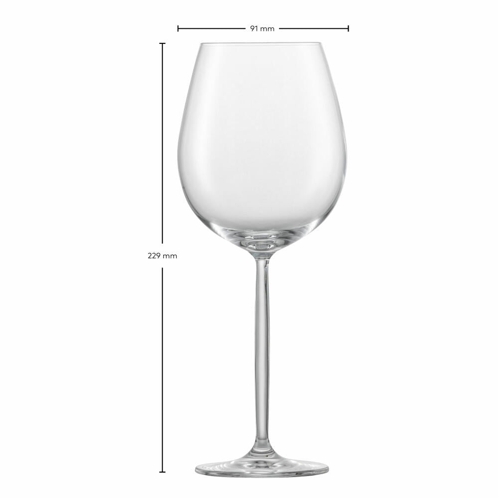 Schott Zwiesel white wine glass Muse set of 4, crystal glass, transparent, 480 ml, 123666