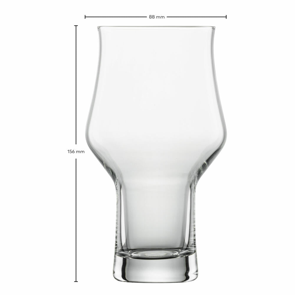 Schott Zwiesel Stout-Bierglas Beer Basic 4er Set, Glas, Transparent, 480 ml, 123650