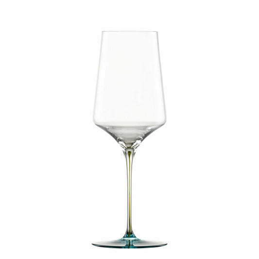 Zwiesel Glas Handmade white wine glass Ink, crystal glass, emerald green, 407 ml, 123412