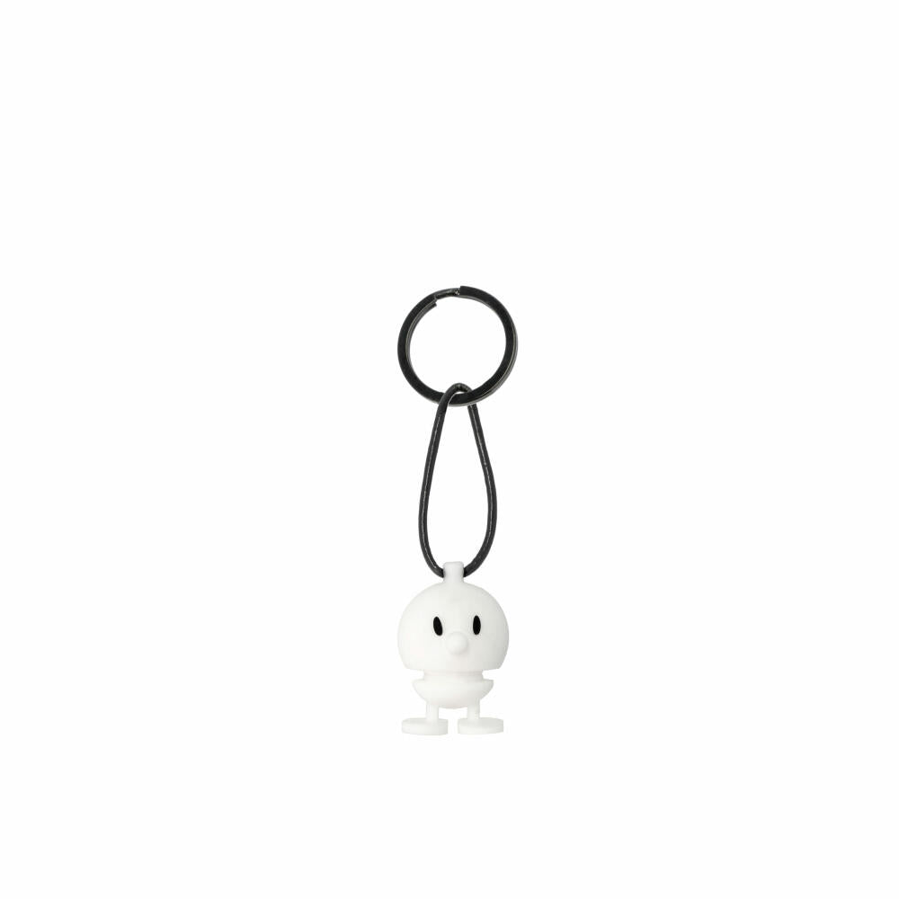 Hoptimist Keyring Bumble White, Pendant, Silicone, White, 3 cm, 32286