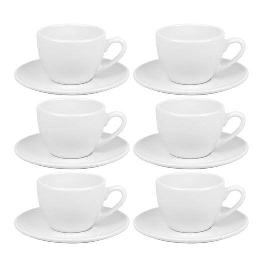 Könitz coffee cups set of 6 CoffeeBar, coffee mug, porcelain, white, 200 ml, 17 5 761 0003