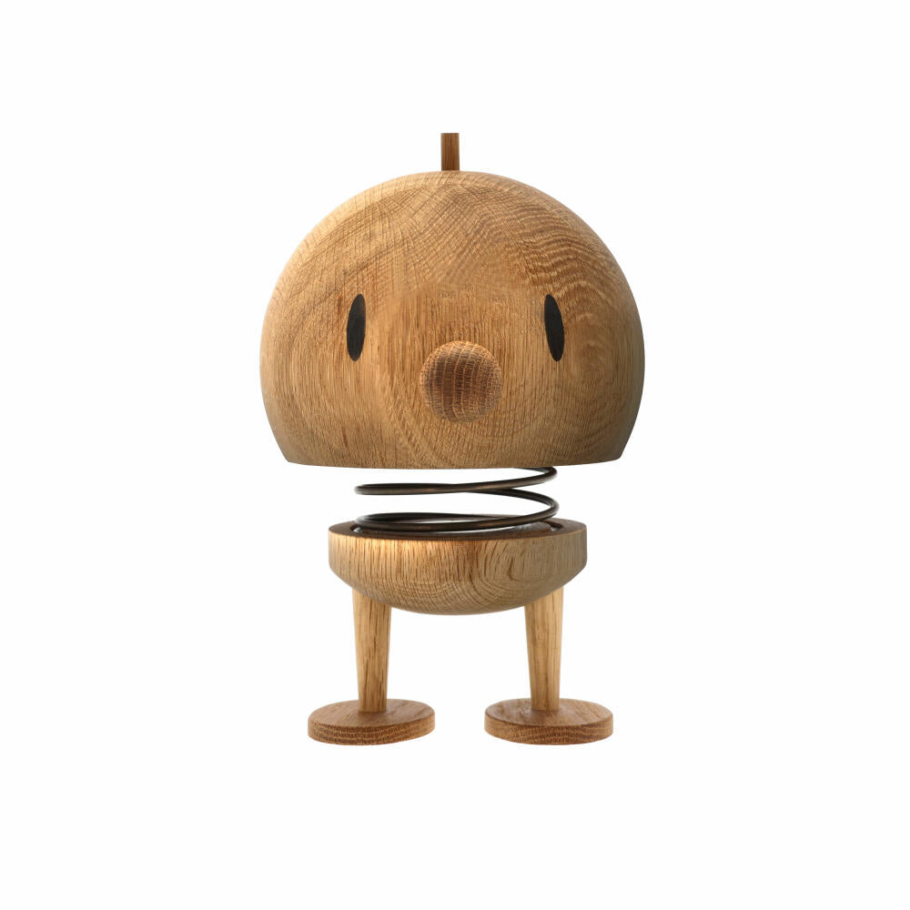 Hoptimist Dekofigur Bumble XL Oak, Wackelfigur, Holz, Braun, 23 cm, 34342