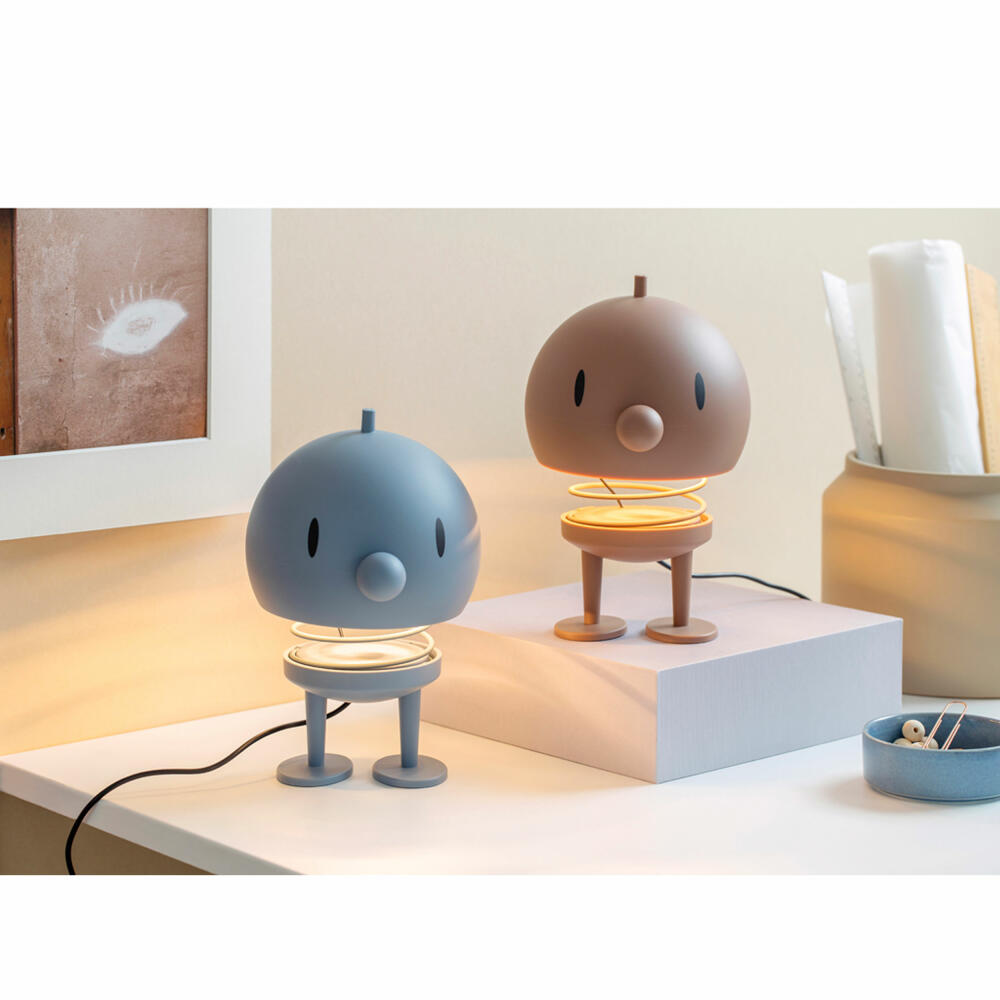 Hoptimist Lamp Soft XL Choko, Light, ABS plastic, Steel, Brown, 23 cm, 30529