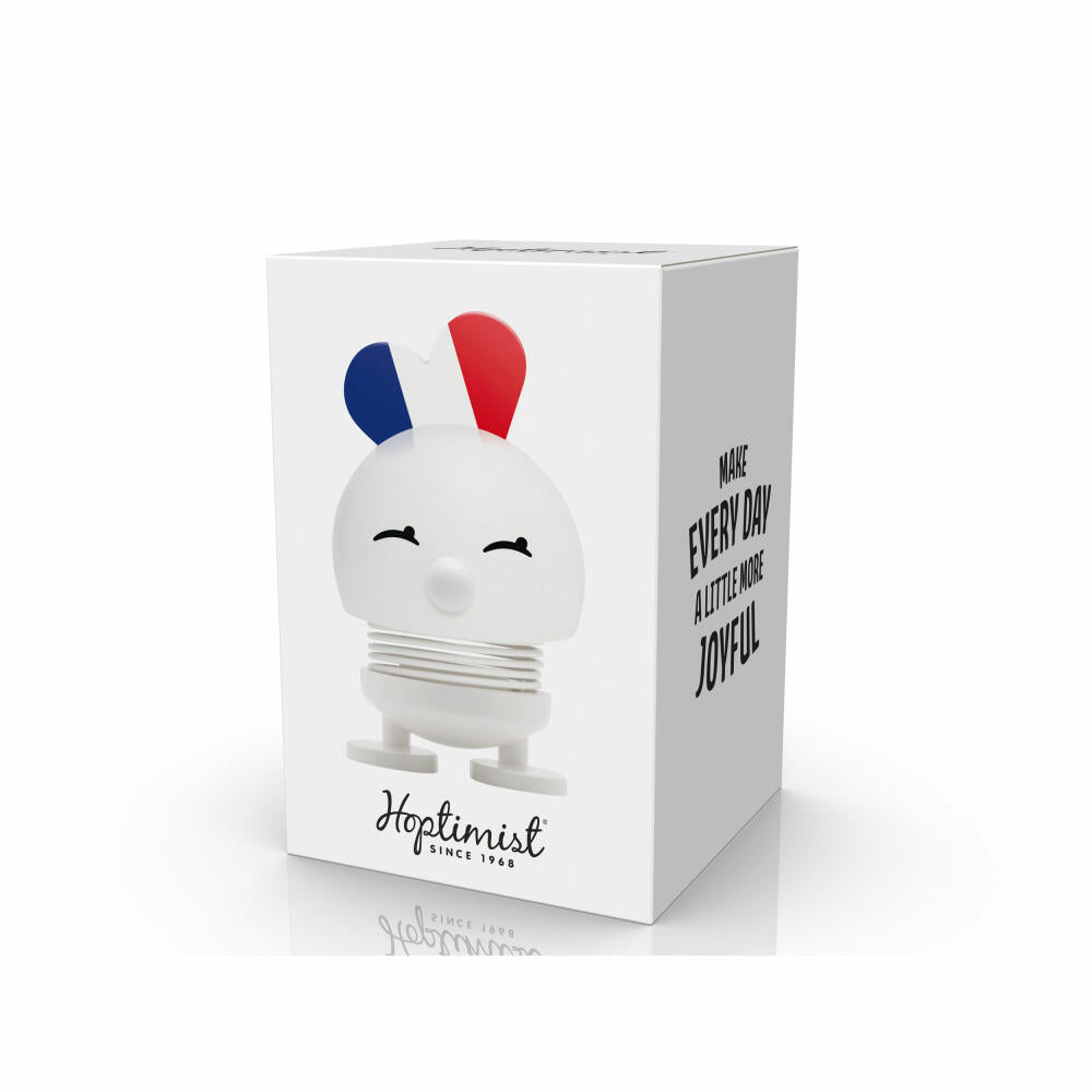 Hoptimist decorative figure I love France Bimble S, ABS plastic, steel, white, 8.7 cm, 32523