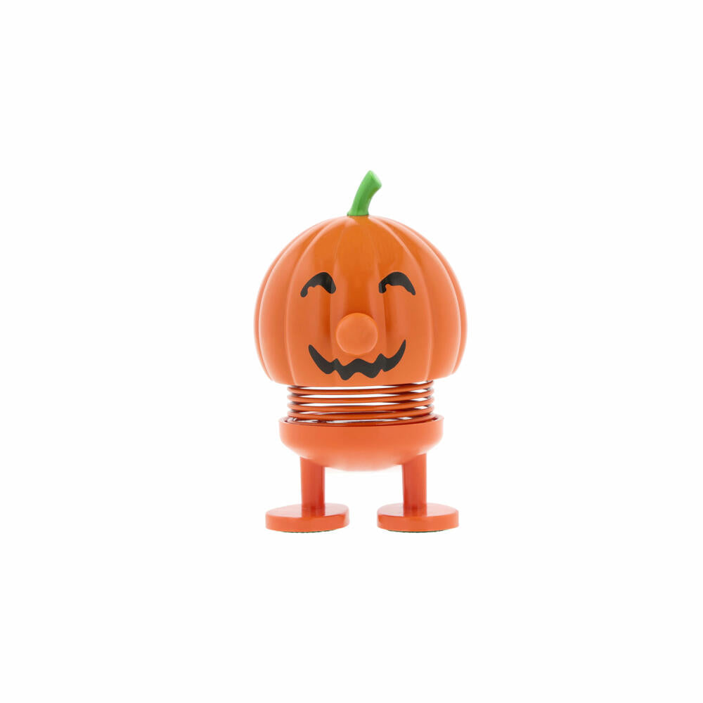 Hoptimist decorative figure Halloween Pumpkin, wobbling figure, ABS plastic, steel, orange, 7.2 cm, 33218