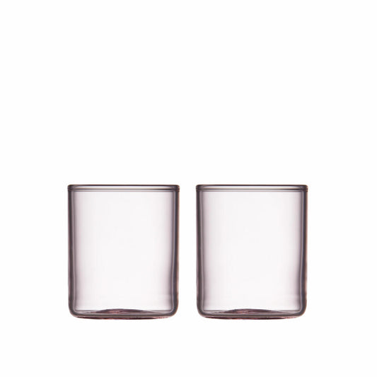 Lyngby Glas Messglas Torino 2er Set, Messbecher, Glas, Pink, 600 ml, 30202