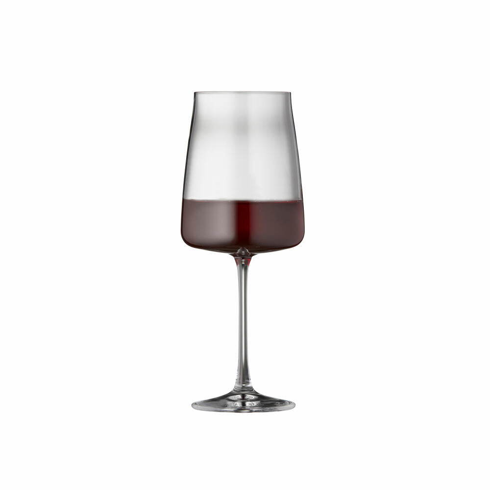 Lyngby Glas Red Wine Glass Zero Set of 4, Wine Glasses, Crystal Glass, Clear, 540 ml, 12267