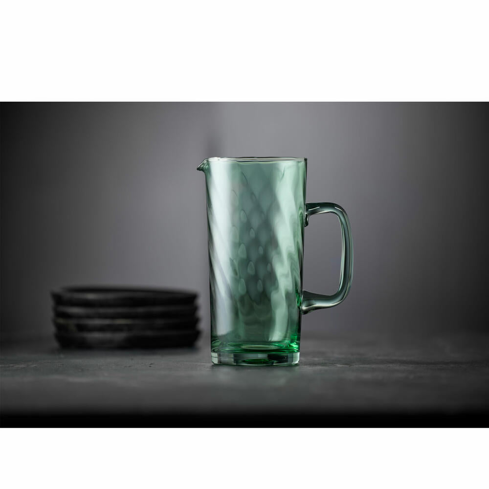 Lyngby Glas Kanne Vienna, Water Jug, Pitcher, Glass, Green, 1.9 L, 31725