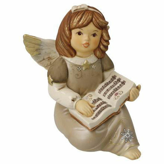 Goebel Angel Figurine Song Hour, Decorative Figure, Stoneware, Walnut, 10 cm, 41651661