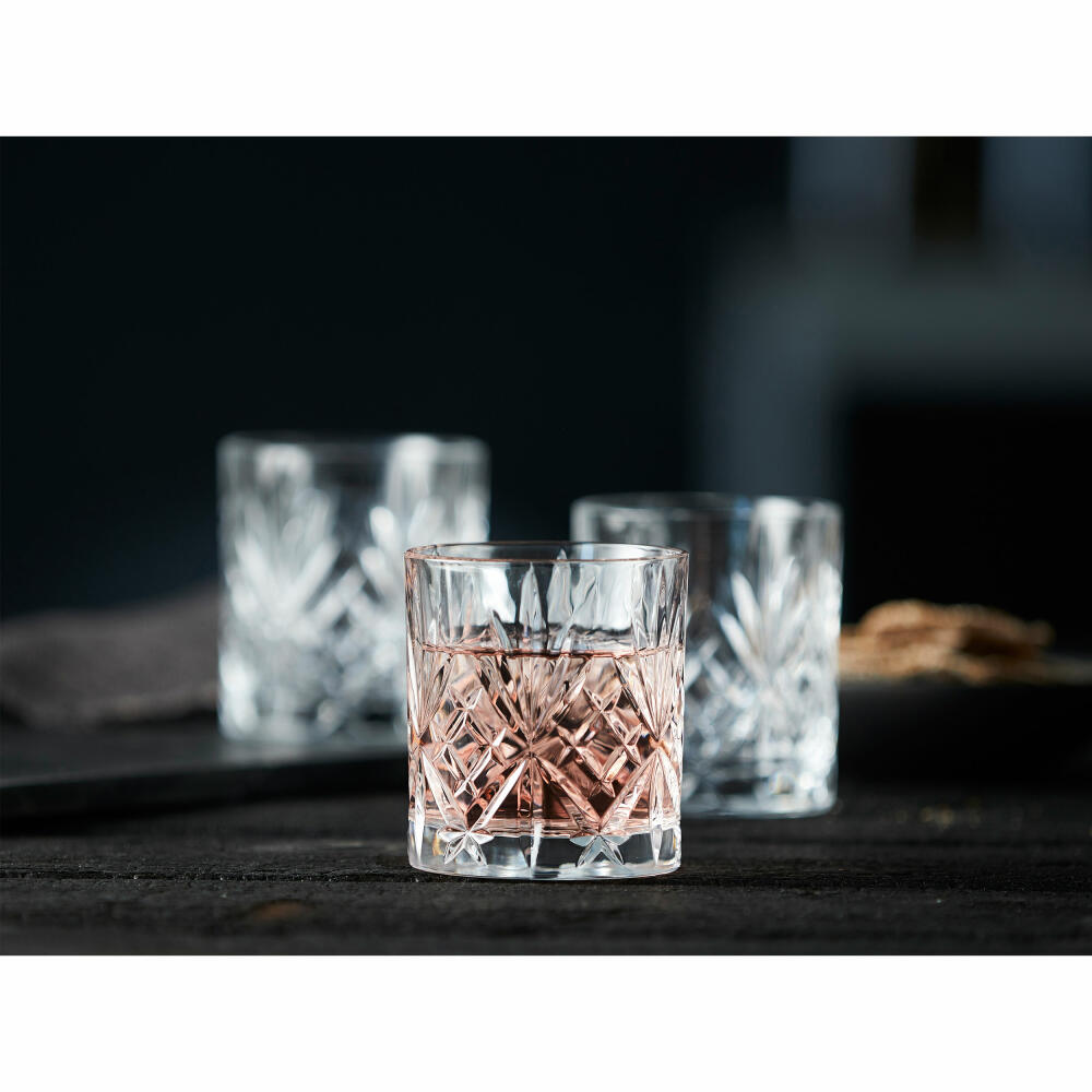 Lyngby Glas Water Glass Melodia Set of 6, Tumbler, Crystal Glass, Clear, 230 ml, 10509