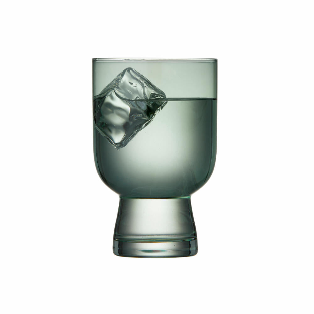 Lyngby Glas water glass Sorrento set of 4, mug, glass, green, 300 ml, 32746