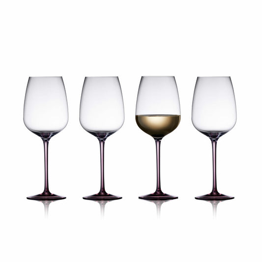 Lyngby Glas wine glass Vienna Purple set of 4, stemmed glasses, glass, purple, 530 ml, 31729