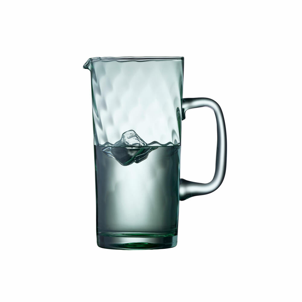 Lyngby Glas Kanne Vienna, Water Jug, Pitcher, Glass, Green, 1.9 L, 31725