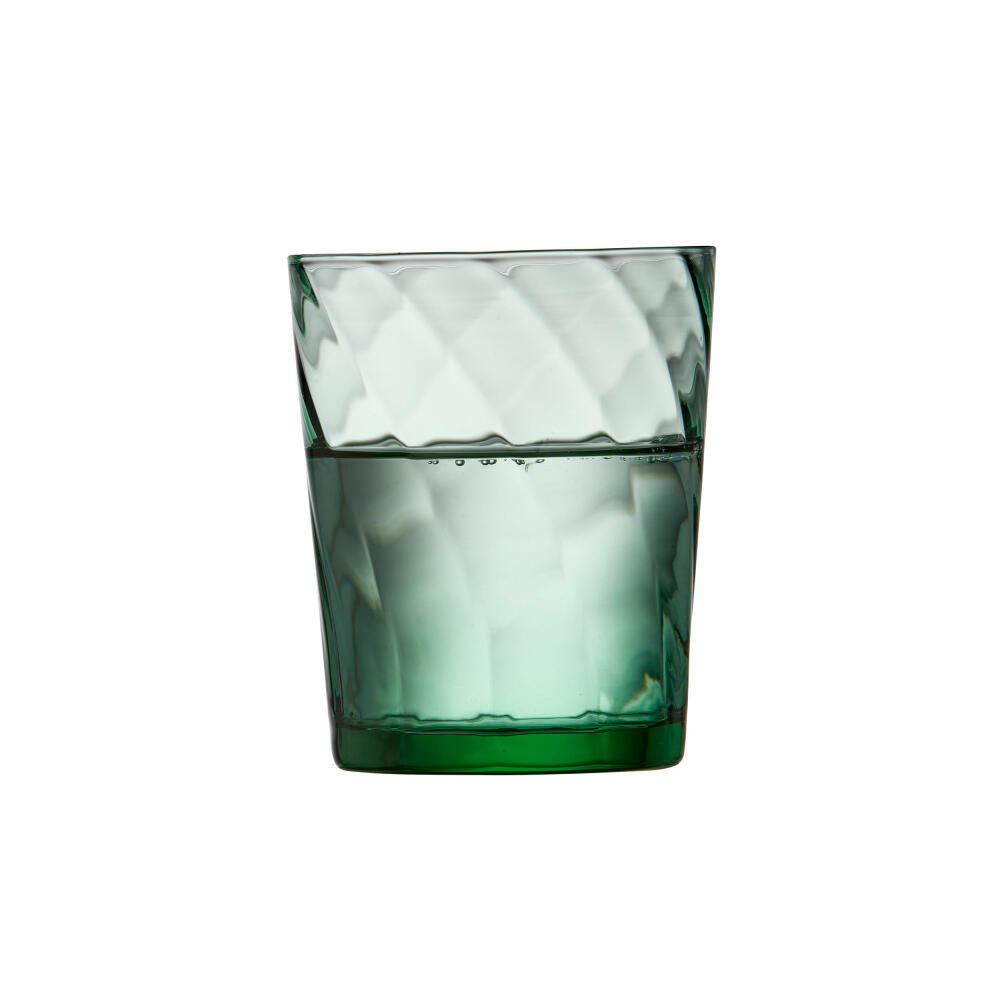 Lyngby Glas Water Glass Vienna Set of 4, Mug, Glass, Green, 300 ml, 30187