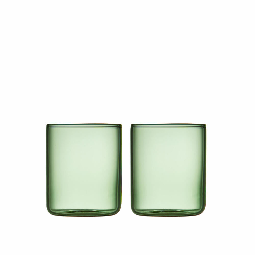 Lyngby Glas Measuring Glass Torino Set of 2, Measuring Cup, Glass, Green, 600 ml, 30201