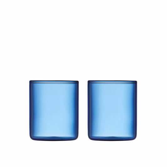 Lyngby Glas Messglas Torino 2er Set, Messbecher, Glas, Blau, 600 ml, 30200