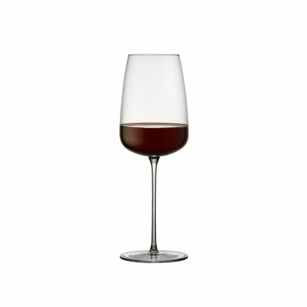 Lyngby Glas red wine glass Veneto set of 2, wine glasses, glass, transparent, 540 ml, 31514