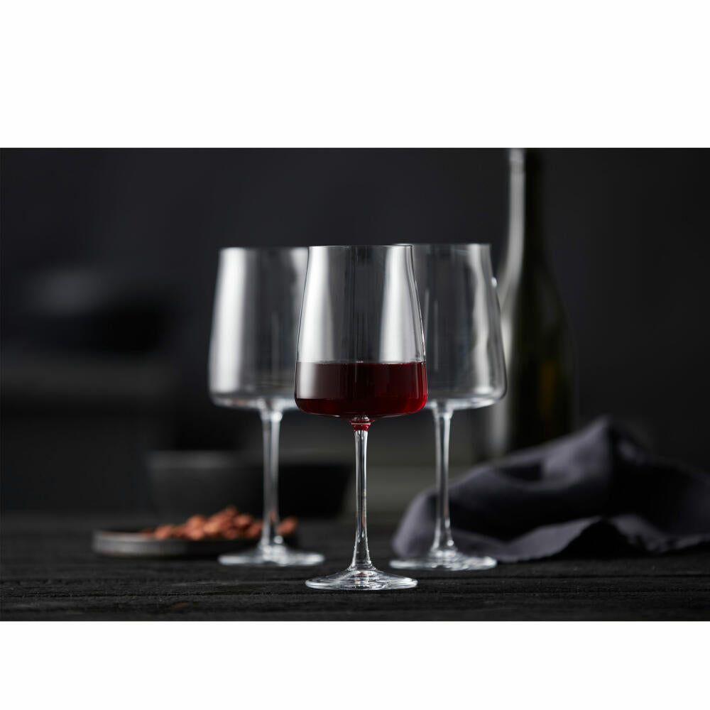 Lyngby Glas Red Wine Glass Zero Set of 4, Wine Glasses, Crystal Glass, Clear, 540 ml, 12267