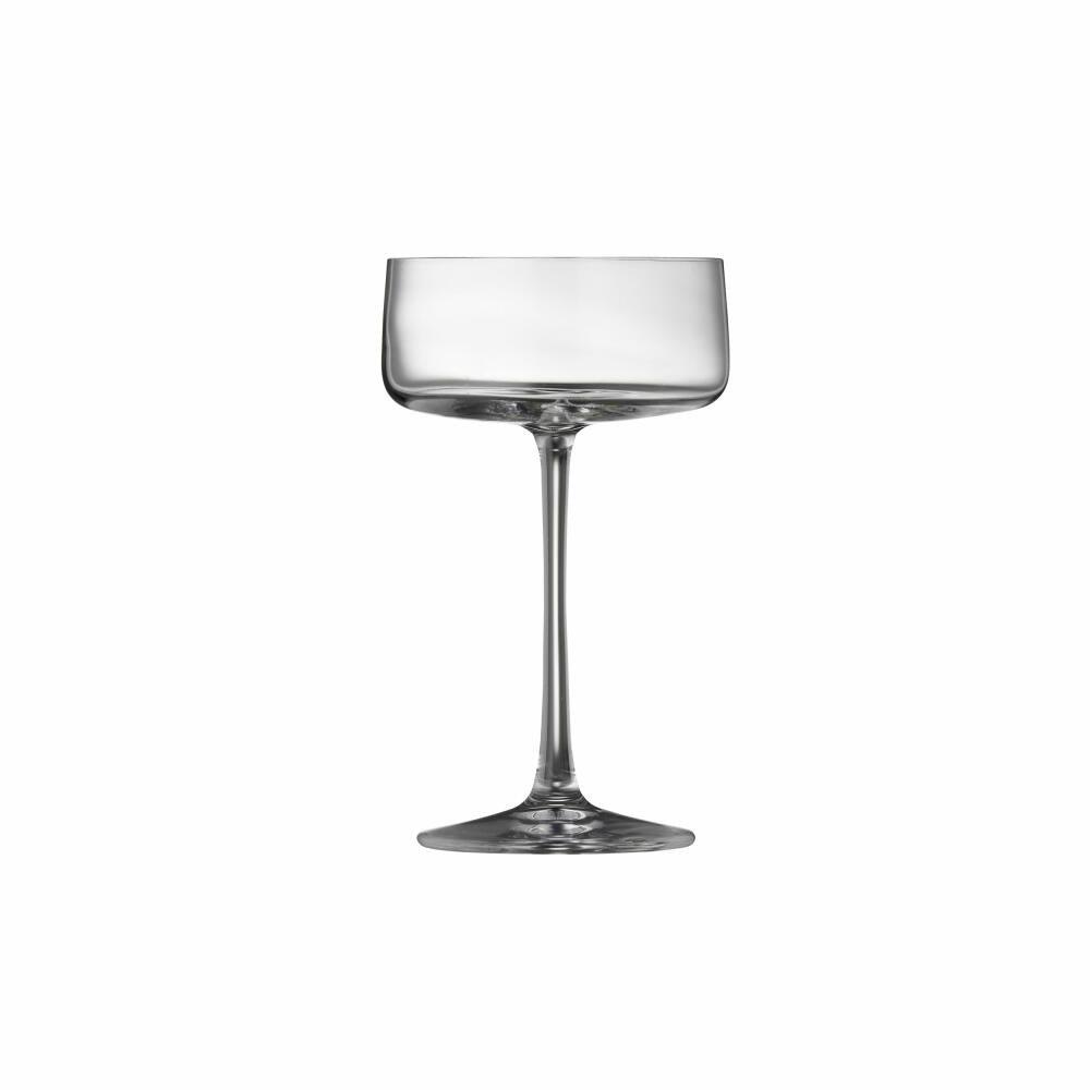 Lyngby Glas Champagne Bowl Zero Set of 4, Crystal Glass, Clear, 260 ml, 12269