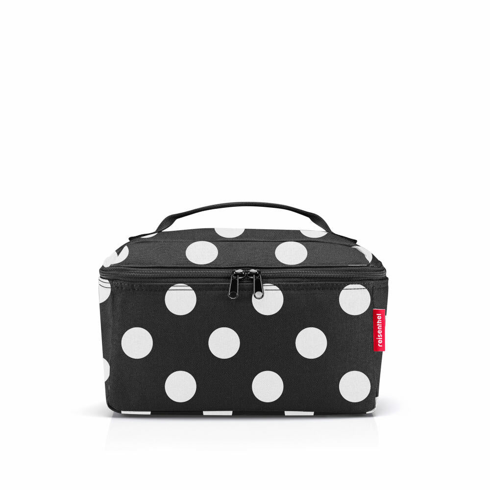 reisenthel beautycase, Kulturtasche, Kulturbeutel, Kosmetiktasche, Dots White, 4 L, FF7073