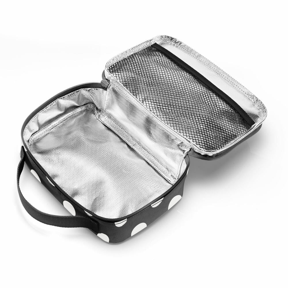 reisenthel thermocase, Kühltasche, Isotasche, Thermo Tasche, Dots White, 1.5 L, OY7073