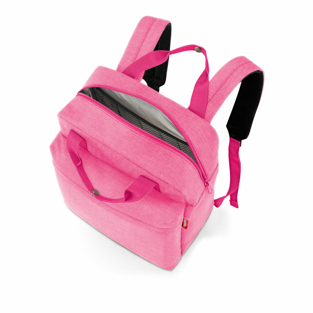 reisenthel allday backpack M iso, Rucksack, Kühltasche, Thermotasche, Twist Pink, 15 L, EM3094