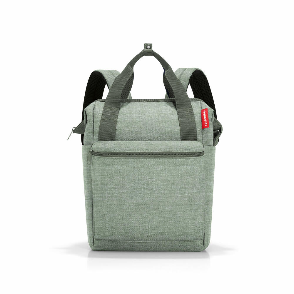 reisenthel allrounder R, Rucksack, Tragetasche, Tasche, Polyestergewebe, Twist Sage, 12 L, JR5048