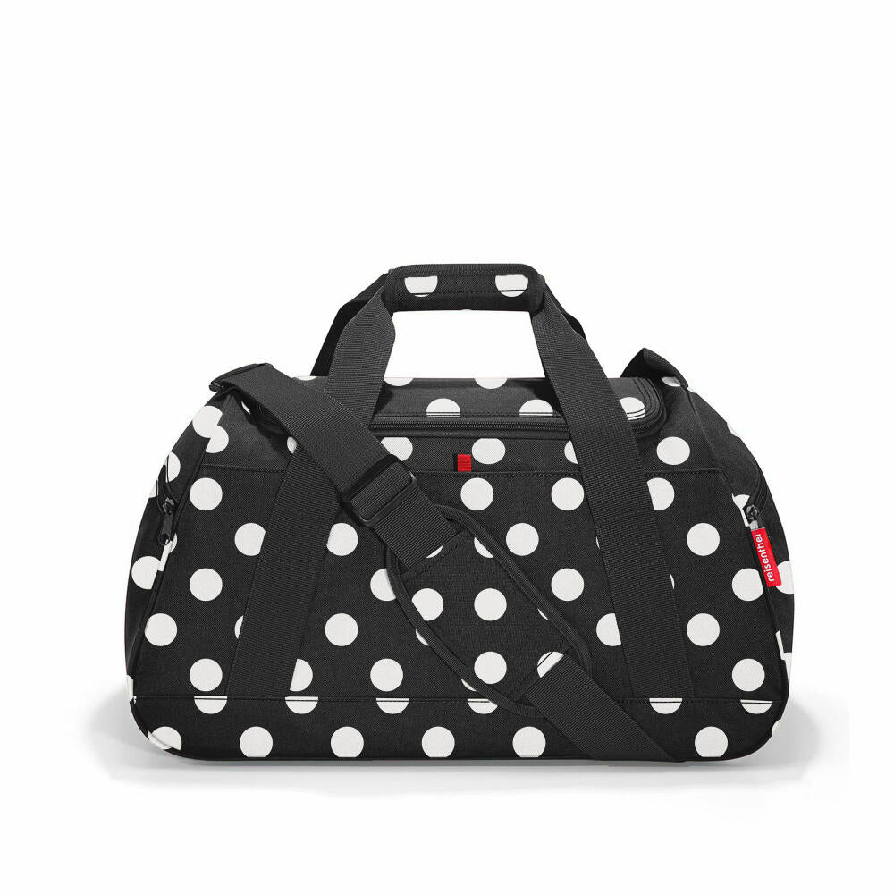 reisenthel Activitybag, Reisetasche, Sporttasche, Polyestergewebe, Dots White, 35 L, MX7073