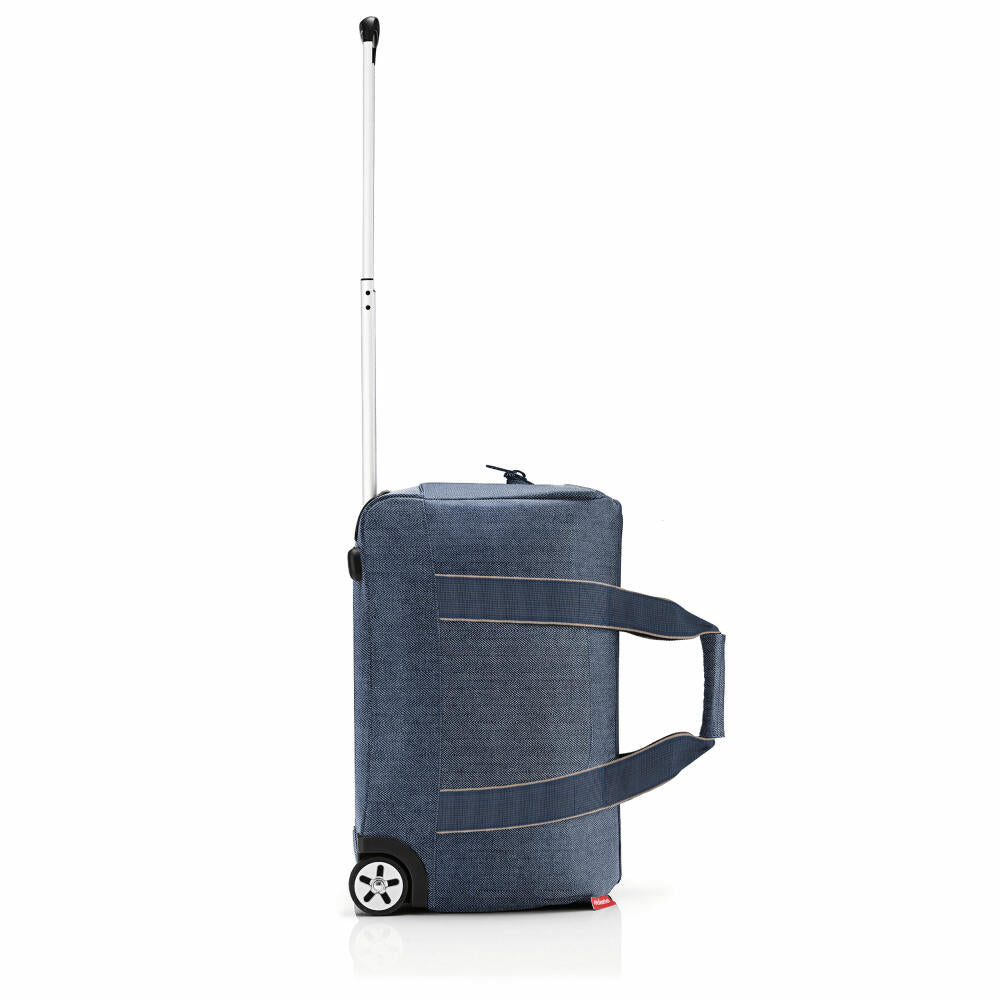 reisenthel allrounder trolley, Reisetasche, Rollkoffer, Koffer, Dokotortasche, Polyestergewebe, Herringbone Dark Blue, 30 L, MP4113