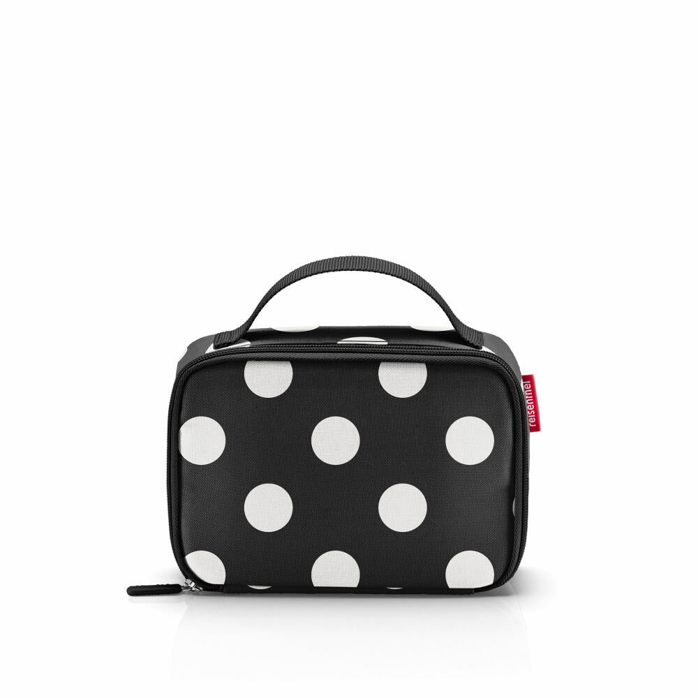 reisenthel thermocase, Kühltasche, Isotasche, Thermo Tasche, Dots White, 1.5 L, OY7073