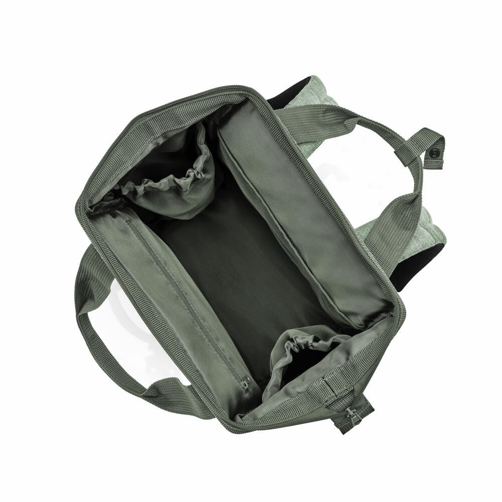 reisenthel allrounder R, Rucksack, Tragetasche, Tasche, Polyestergewebe, Twist Sage, 12 L, JR5048