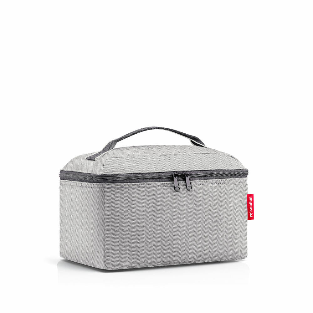 reisenthel beautycase, Kulturtasche, Kulturbeutel, Kosmetiktasche, Herringbone Grey, 4 L, FF7074