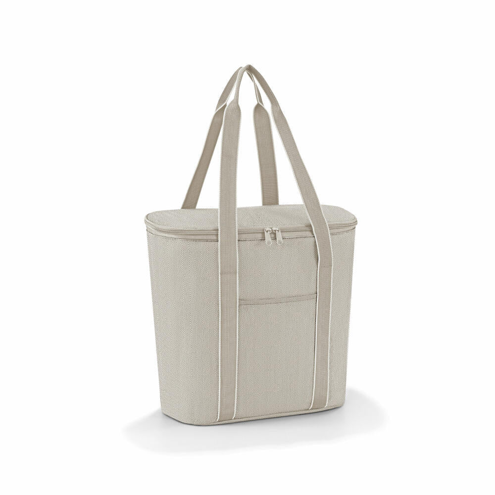 reisenthel thermoshopper, Isotasche, isolierte Tasche, Shopper, Einkaufstasche, Herringbone Sand, 15 L, OV6049