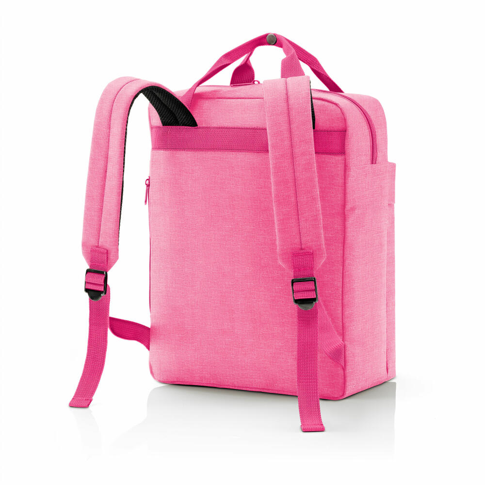 reisenthel allday backpack M iso, Rucksack, Kühltasche, Thermotasche, Twist Pink, 15 L, EM3094