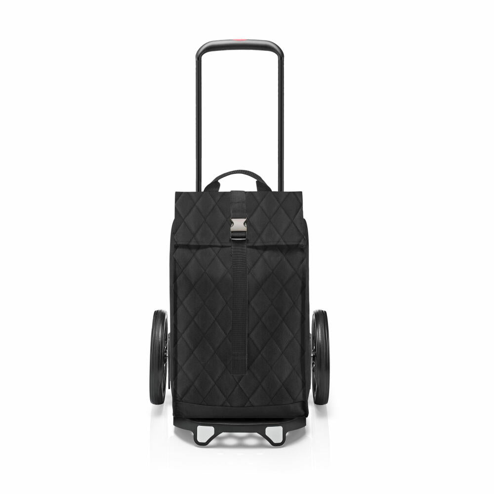 reisenthel citycruiser, Einkaufstrolley mit Tasche, Rhombus Black, 40 L, MJ7059