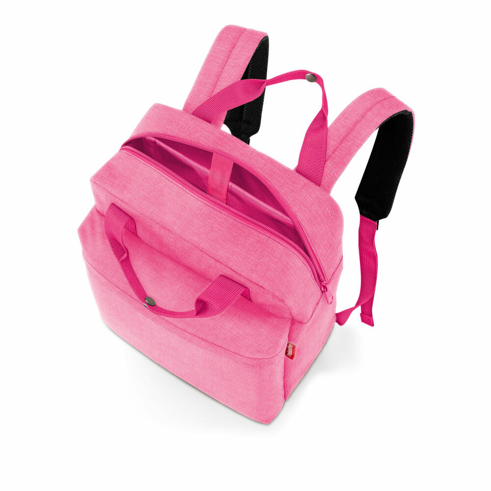 reisenthel allday backpack M, Rucksack, Freizeitrucksack, Tasche, Handgepäck, Twist Pink, 15 L, EJ3094