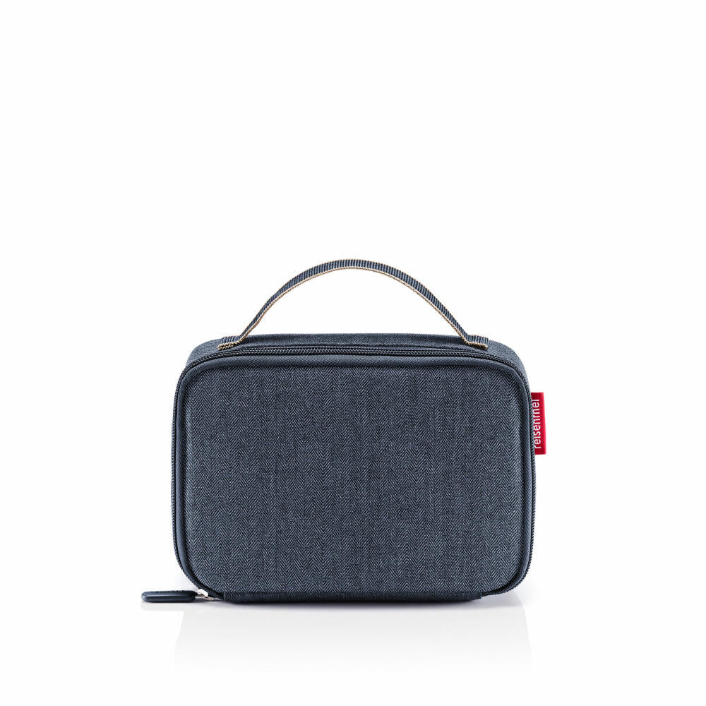 reisenthel thermocase, Kühltasche, Isotasche, Thermo Tasche, Herringbone Dark Blue, 1.5 L, OY4113