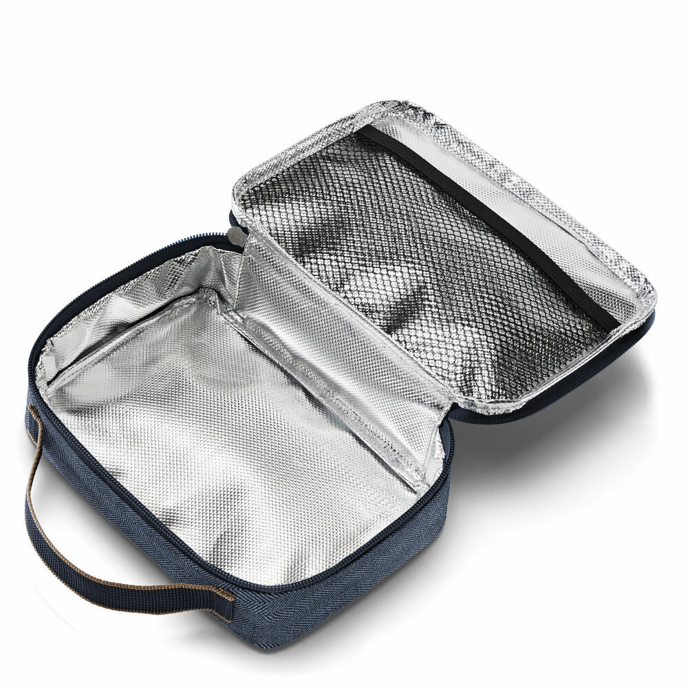 reisenthel thermocase, Kühltasche, Isotasche, Thermo Tasche, Herringbone Dark Blue, 1.5 L, OY4113