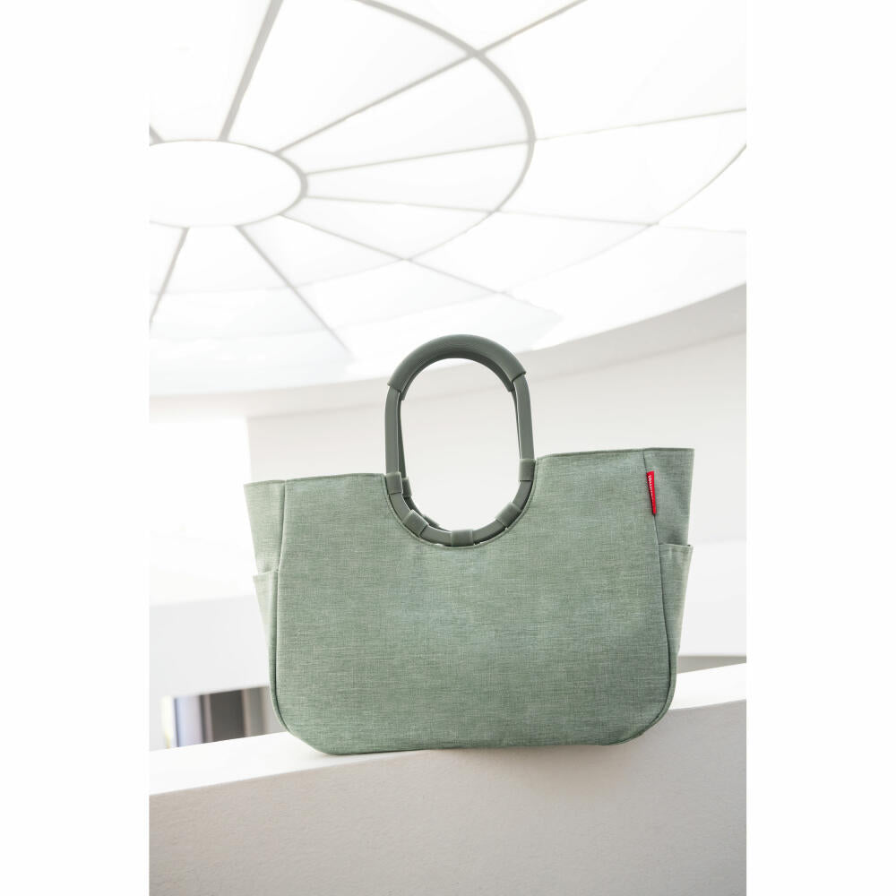 reisenthel loopshopper L, Einkaufstasche, Tragetasche, Tasche, Frame Twist Sage, 25 L, OR5049