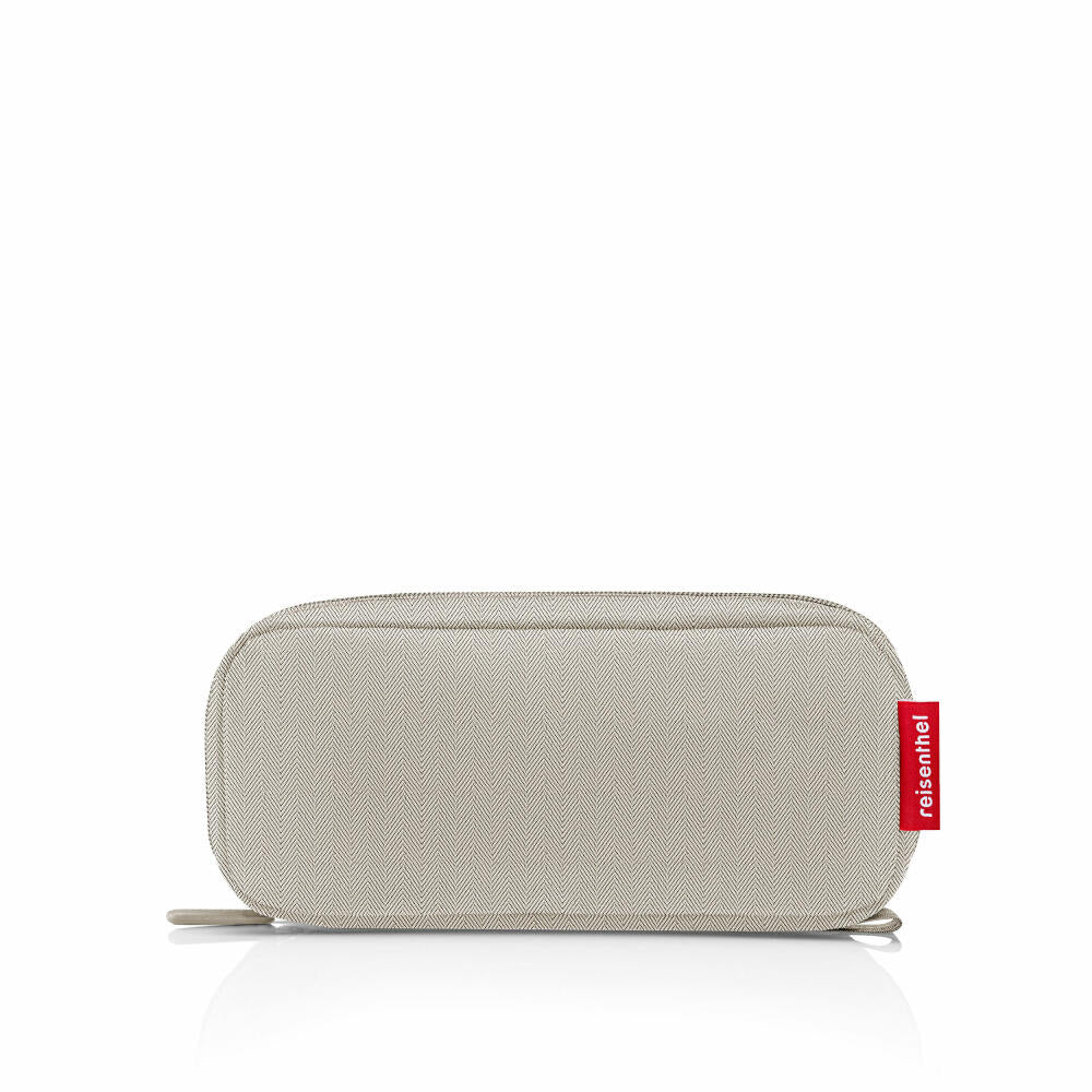 reisenthel multicase, Kulturbeutel, Schminktasche, Mäppchen, Federmappe, Herringbone Sand, 1.5 L, WJ6049