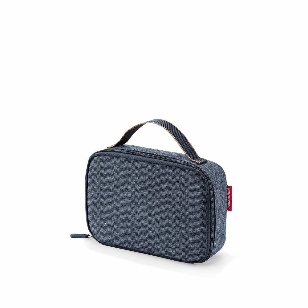 reisenthel thermocase, Kühltasche, Isotasche, Thermo Tasche, Herringbone Dark Blue, 1.5 L, OY4113