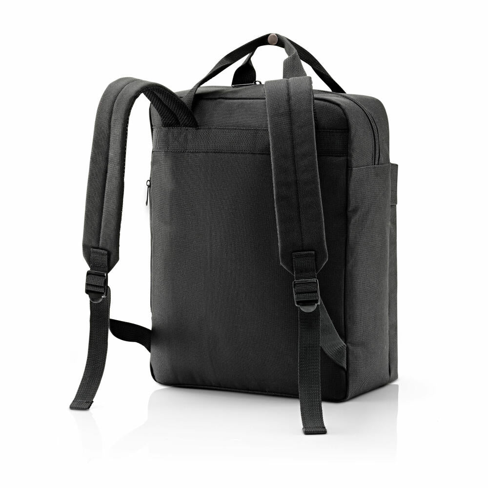 reisenthel allday backpack M iso, Rucksack, Kühltasche, Thermotasche, Black, 15 L, EM7003